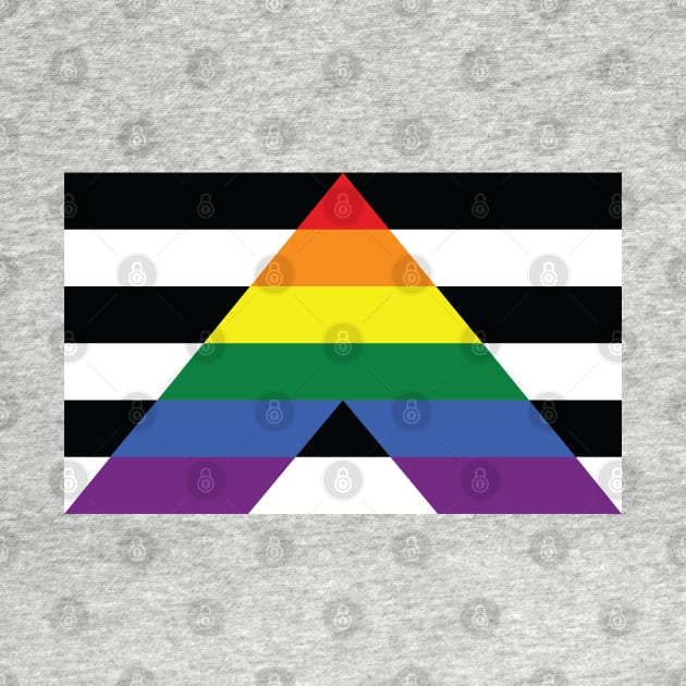 Straight Ally Flag by DQDesigns By Chele